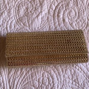 Aldo sparkle clutch with chain